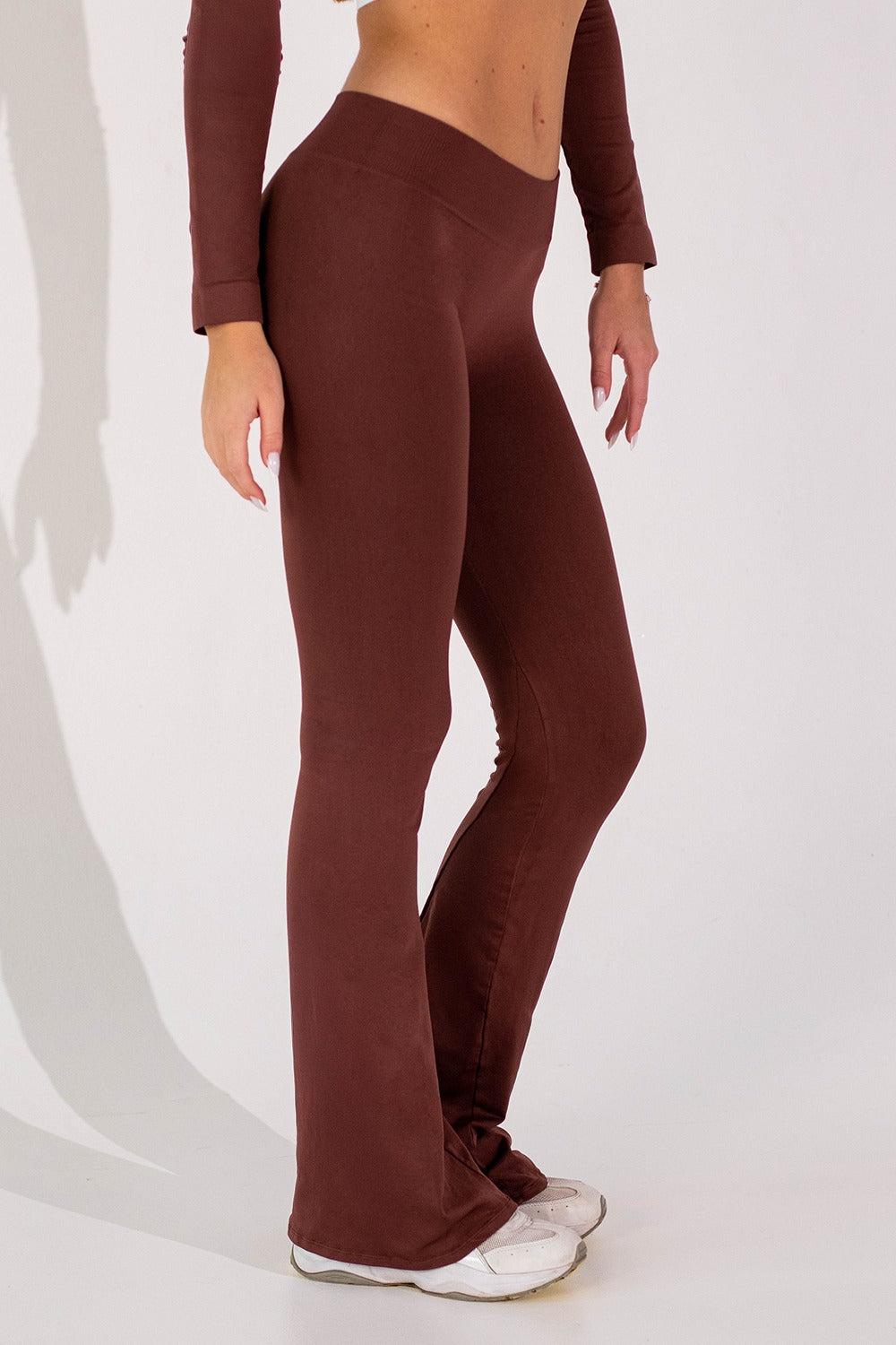 Безшовні легінси кльош Flexing Jive UP-00003398 hot chocolate