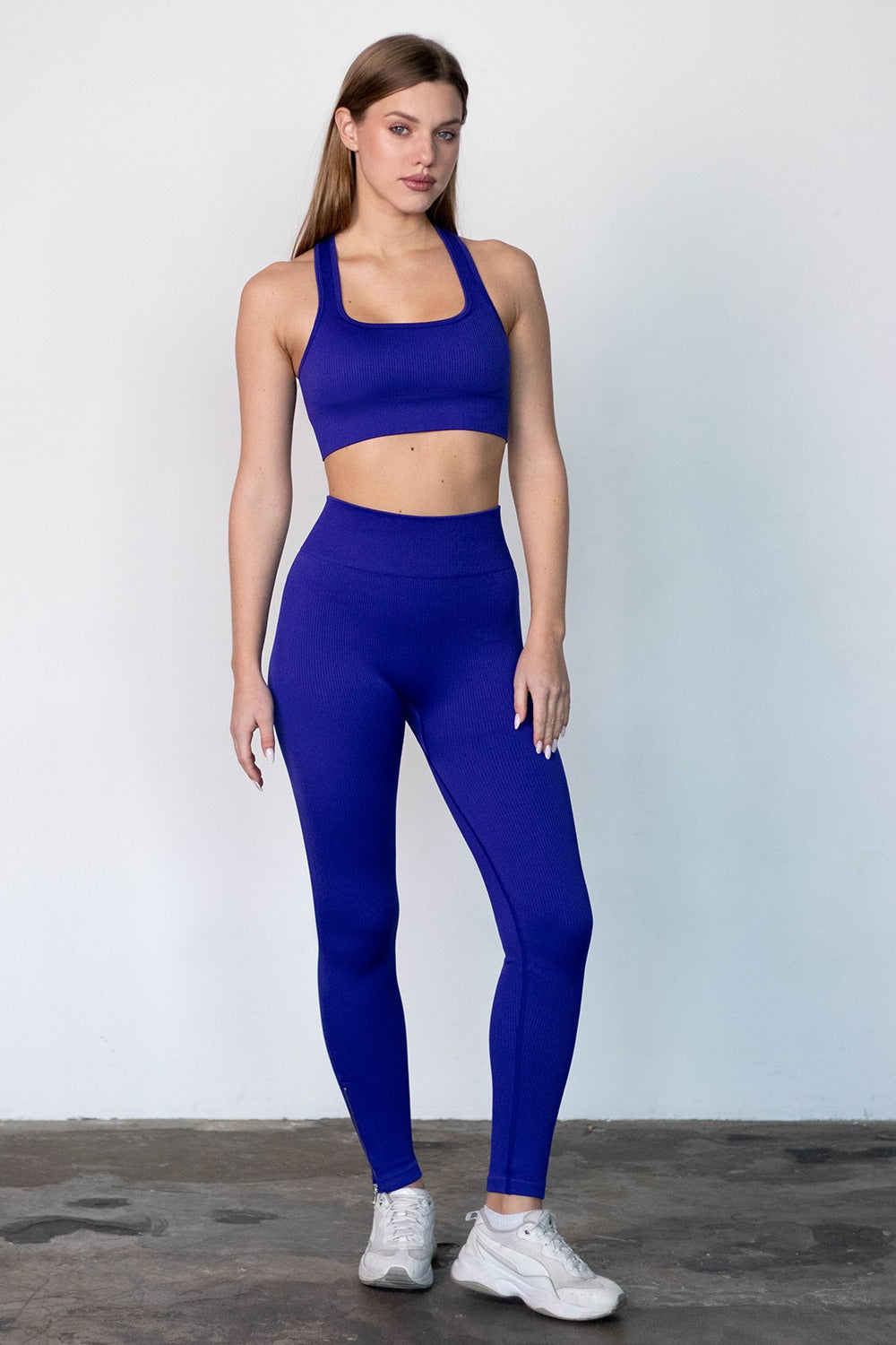 Леггинсы с молниями Flexing Urban Chic UP-00003336 navy blue