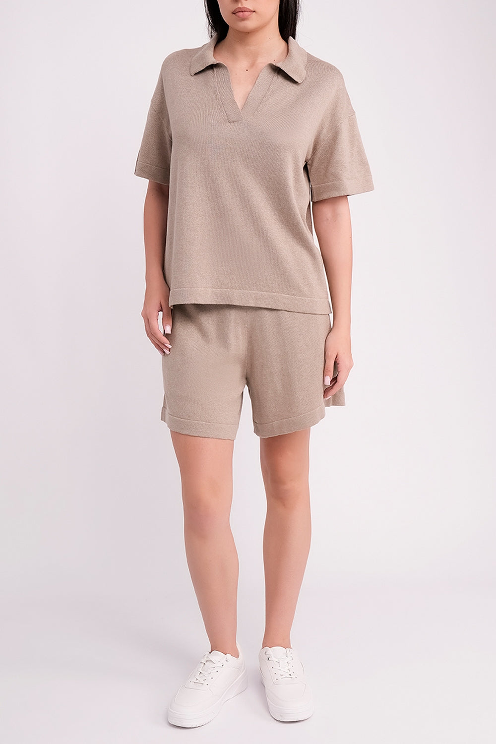 Шорти з кишенями Freyja CTN UP-00002905 light brown Giulia