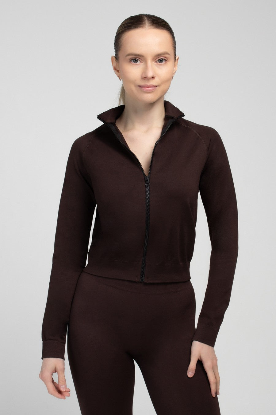 Кофта на молнии Jacket UP-00003267 hot chocolate