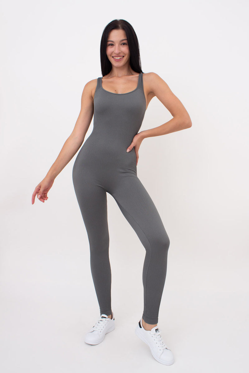 Комбинезон в рубчик Jumpsuit Rib Co UP-00002630 graphite