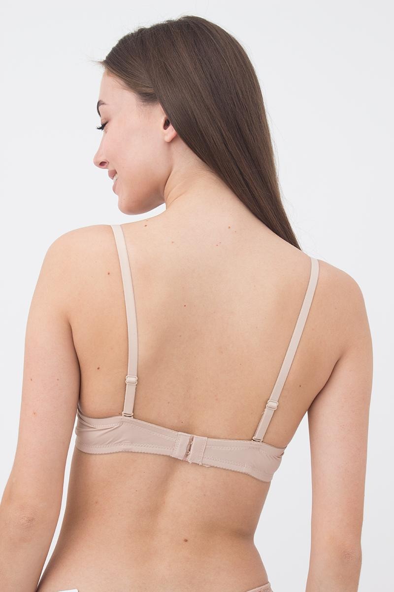 Гладкий бюстгальтер пуш-ап L1503A0 UP-00001740 beige