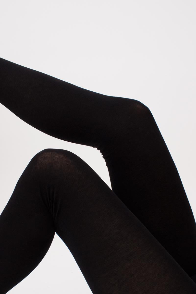 Хлопковые непрозрачные колготки Lucky cotton 200d