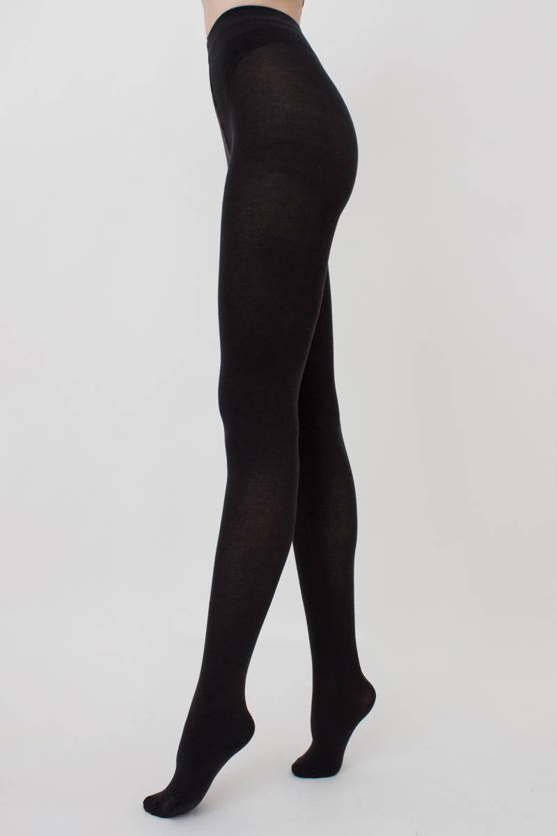 Хлопковые непрозрачные колготки Lucky cotton 200d