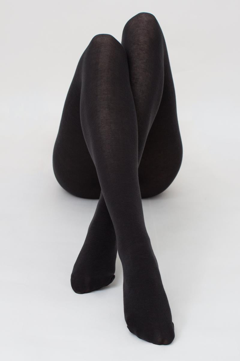 Хлопковые непрозрачные колготки Lucky cotton 200d