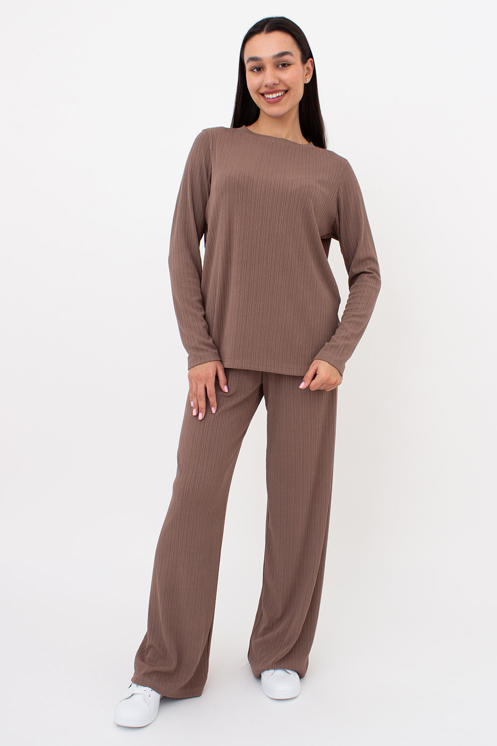 Домашний комплект в рубчик Ripplewear UP-00002769 mokko