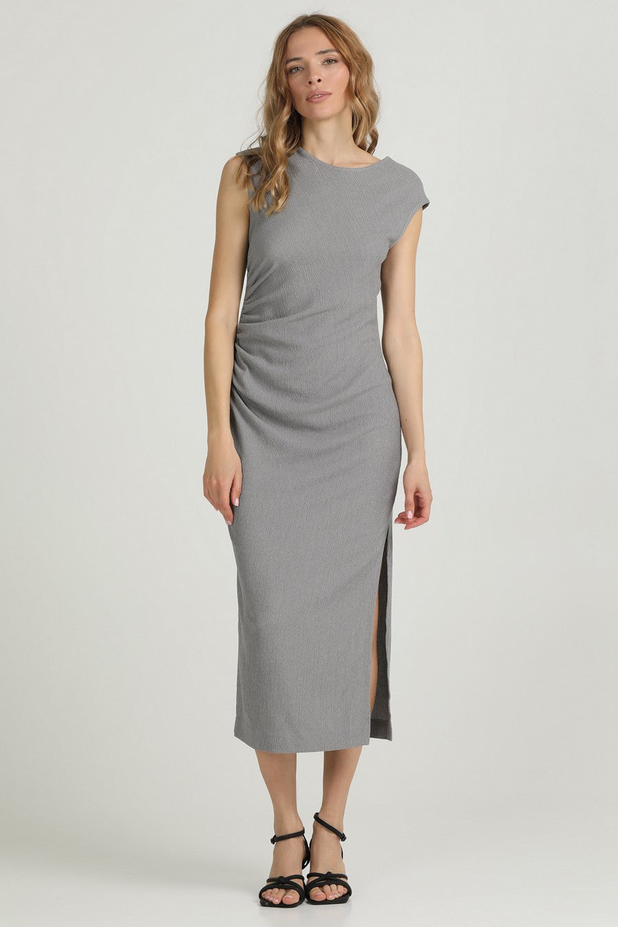 Платье с драпировкой Rumple Rich UP-00002964 light grey