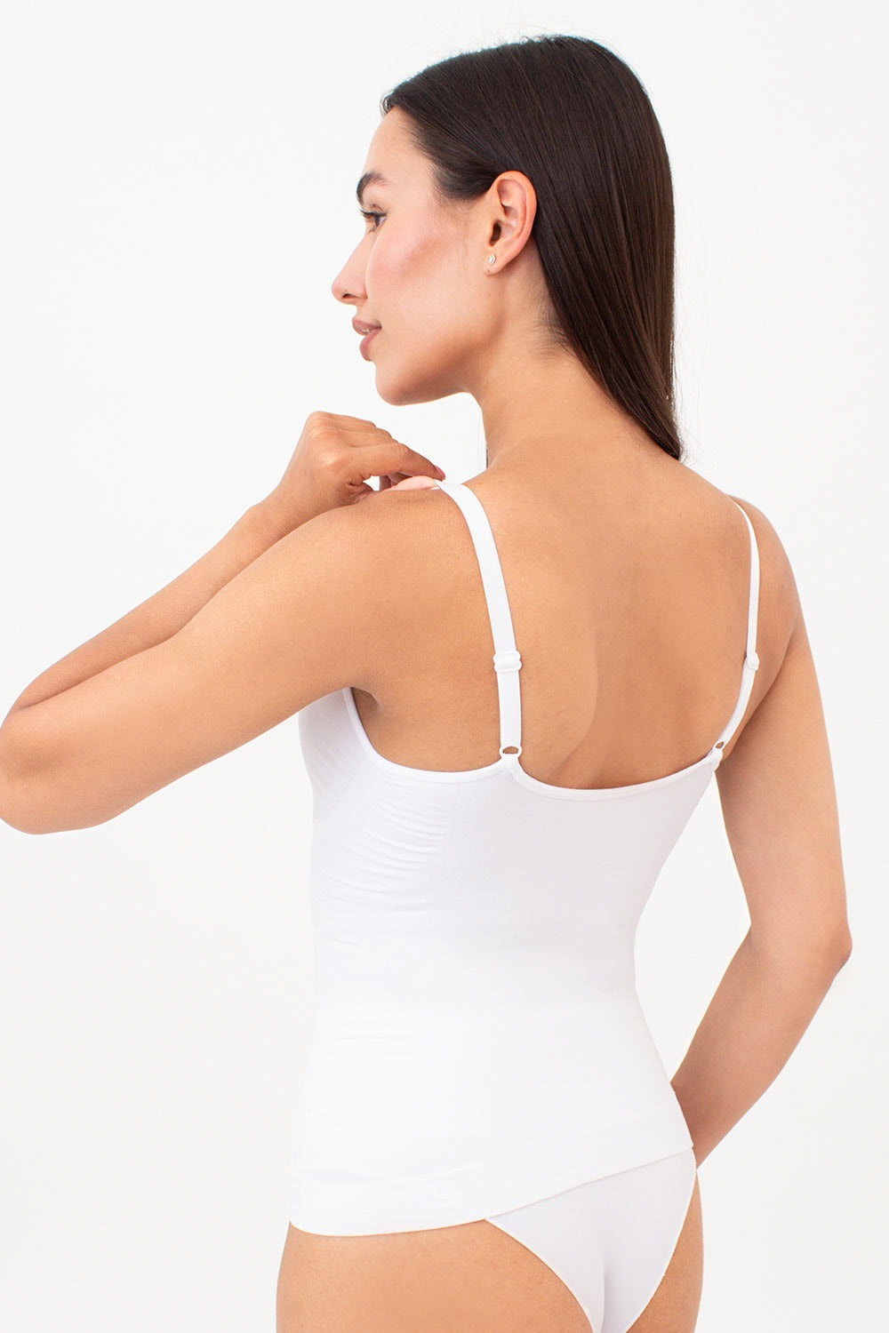 Бесшовная майка из микрофибры Shapewear UP-00002968 white