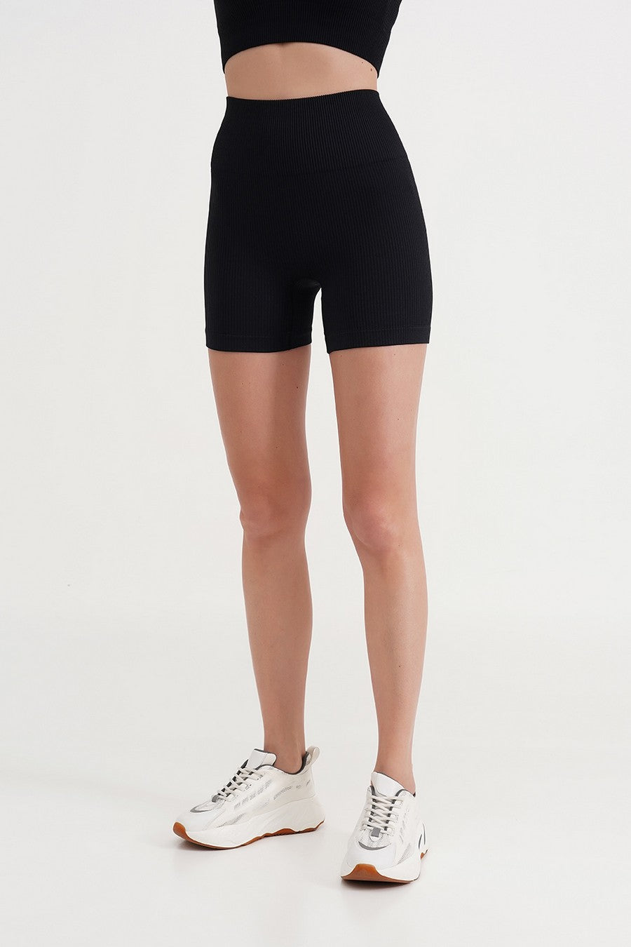 Спортивные шорты в рубчик Shorts Rib Shape UP-00002326 black