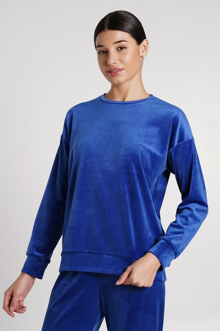 Велюровий світшот Soft Winter 4405/080 UP-00000882 navy