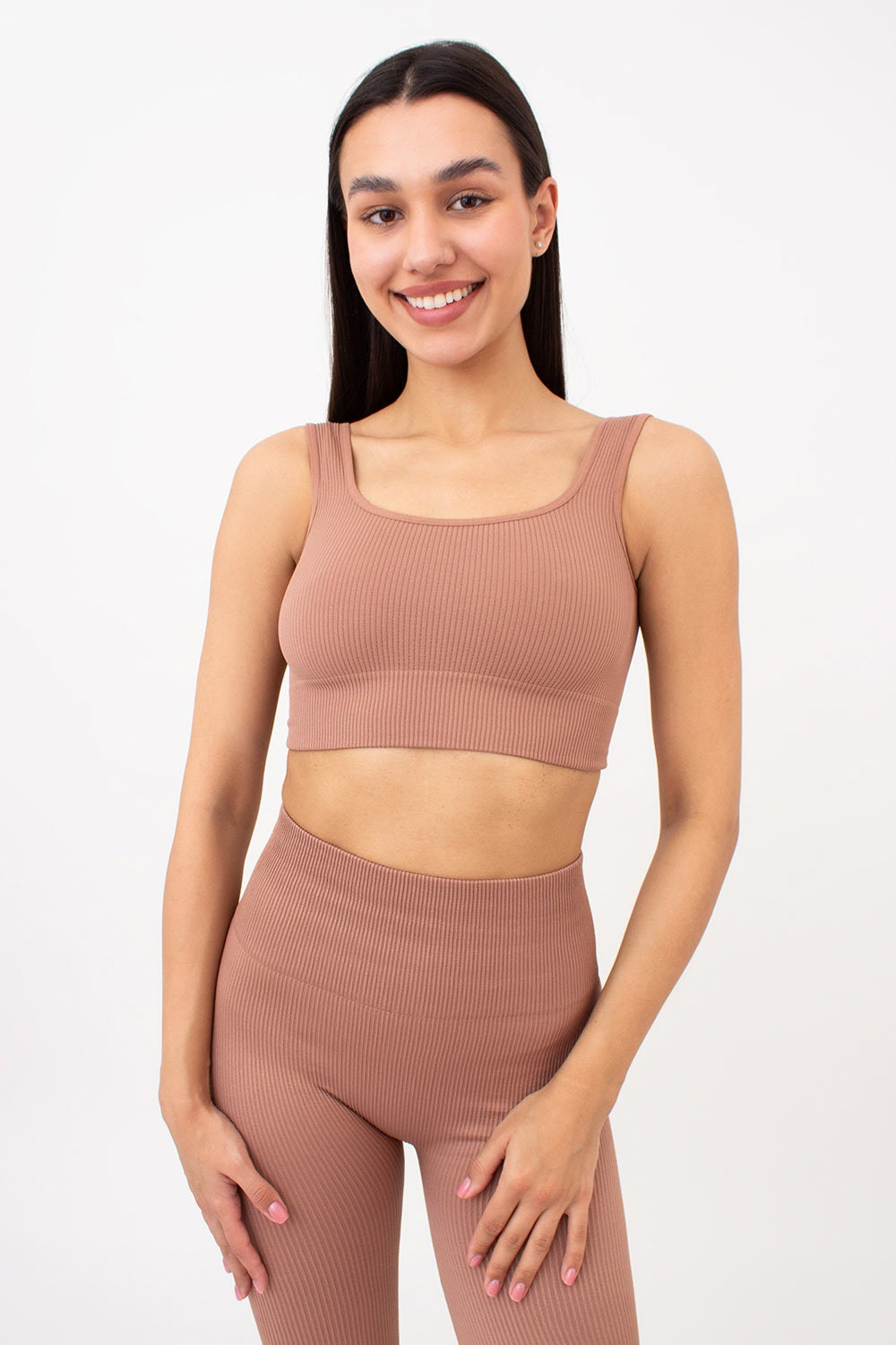 Топ в рубчик Top Rib UP-00000410 mokko