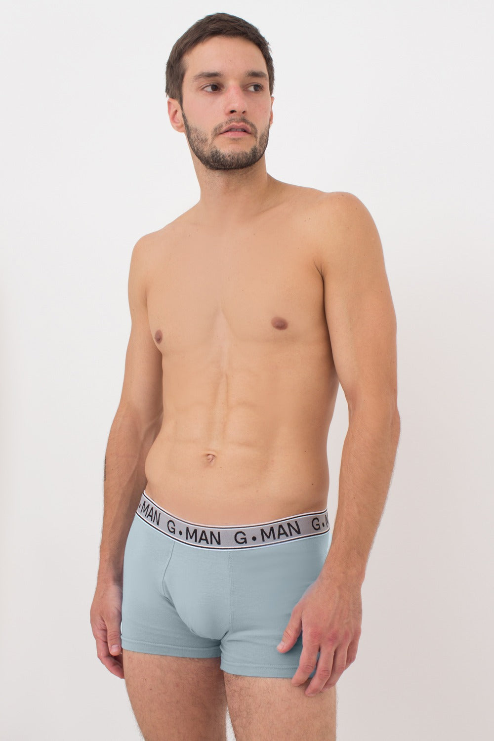 Мужские трусы шорты из хлопка G-MAN UP-00001810 dusty blue