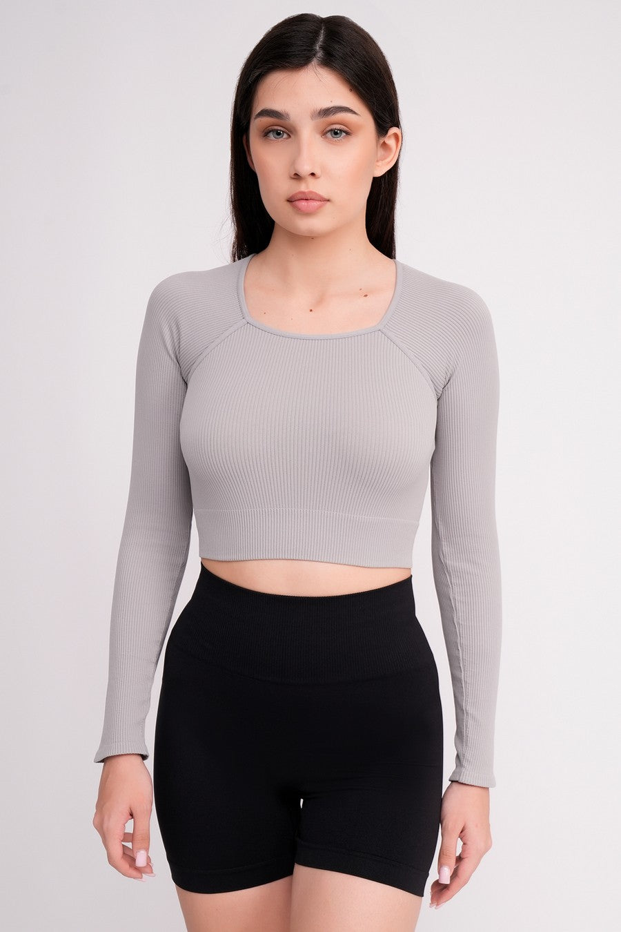 Топ з довгим рукавом Crop Top Rib UP-00001982 griffin