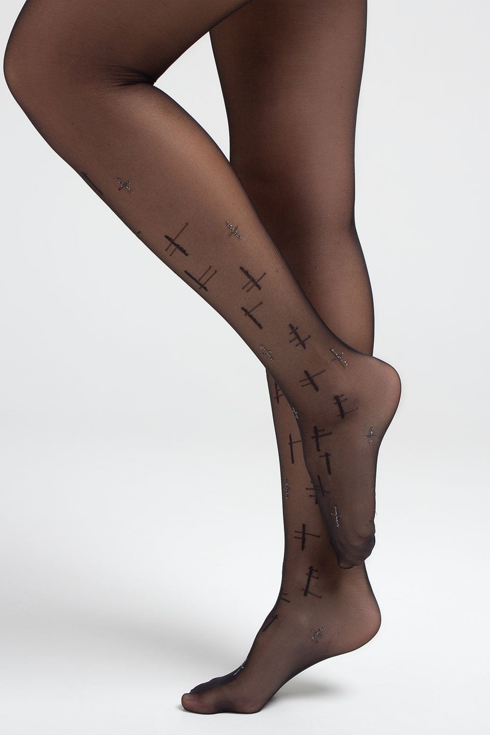 Колготки с люрексом Santina 18 UP-00002015 20d