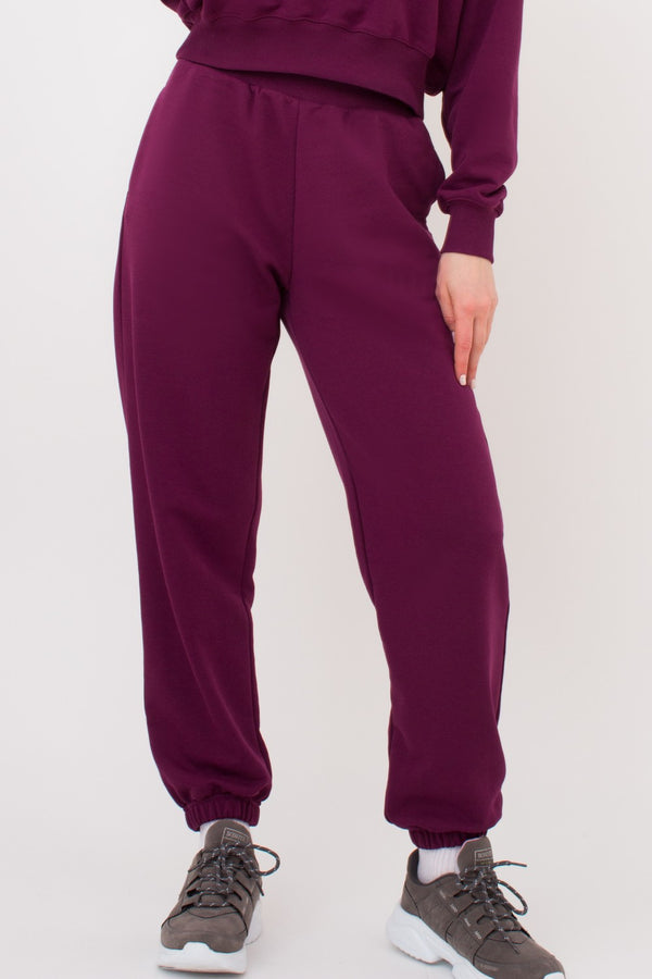 Спортивные брюки с карманами Street Style UP-00002154 magenta purple