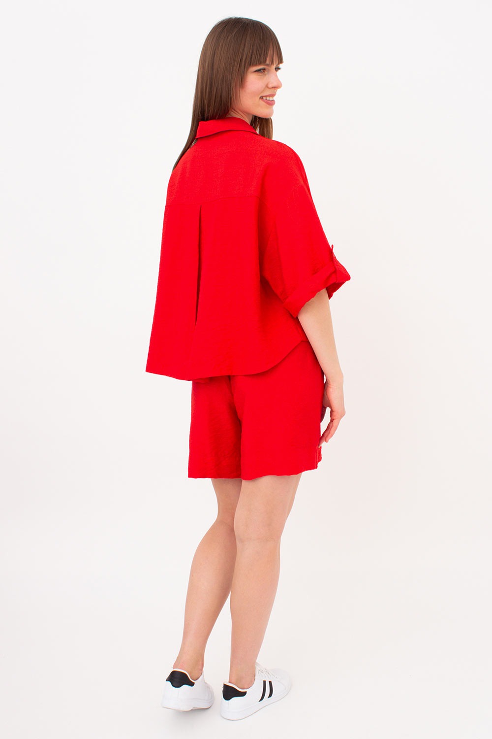 Комплект из жатого льна Voyage UP-00002413 red