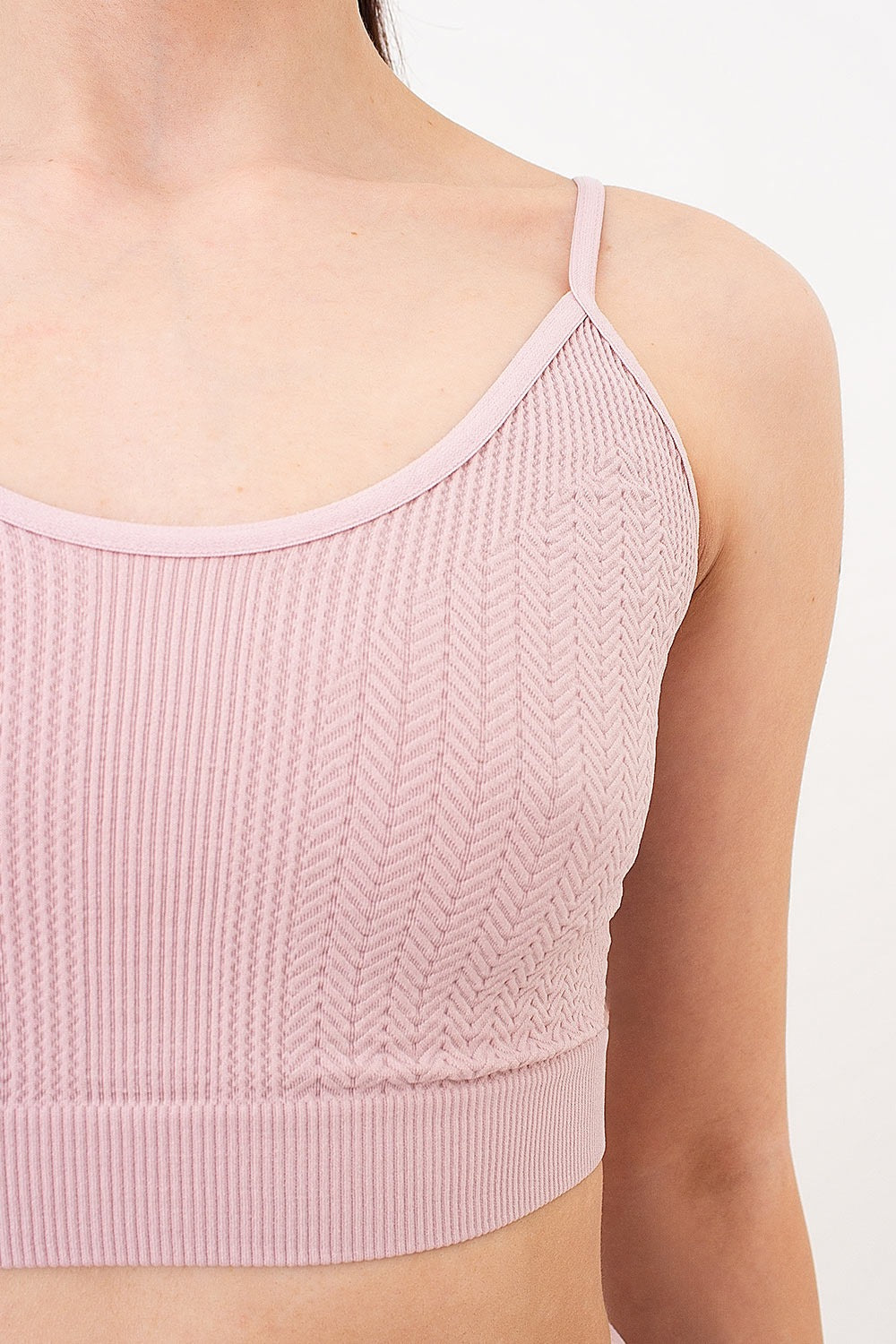 Топ с фактурным узором Cami Top Braid UP-00002894 burnished lilac