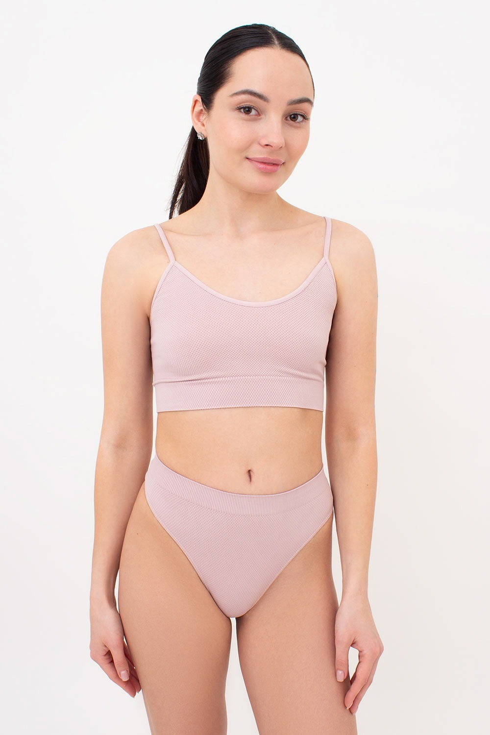 Фактурные трусики стринг String Briefs Grain UP-00002897 burnished lilac