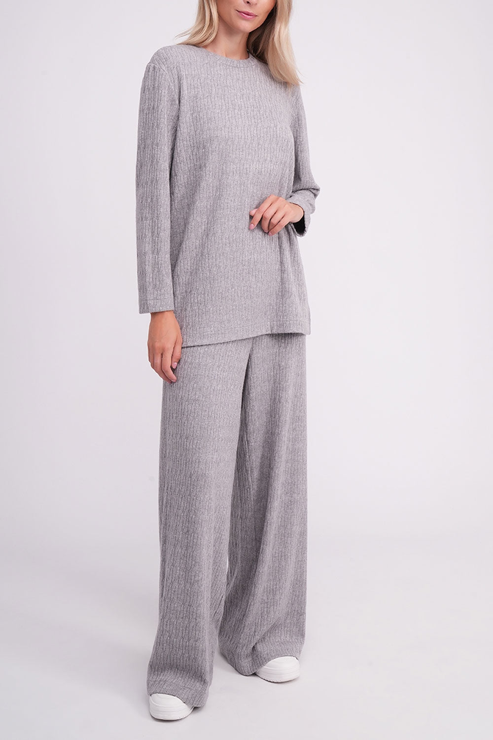 Костюм із ангори UP-00002999 ash grey melange Giulia