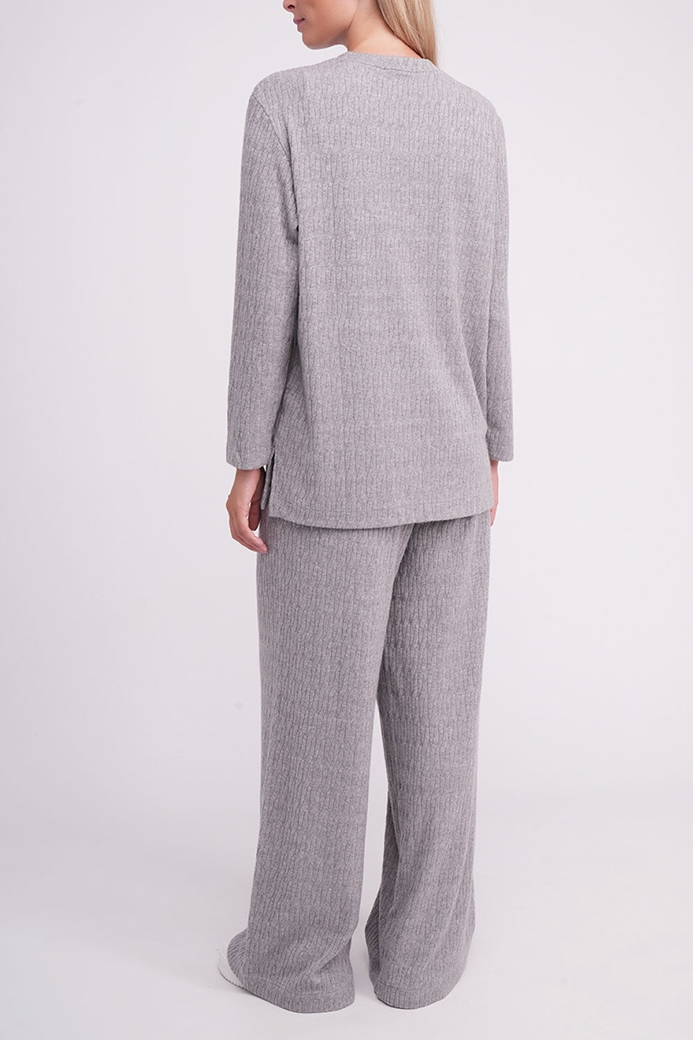 Костюм із ангори UP-00002999 ash grey melange Giulia спина