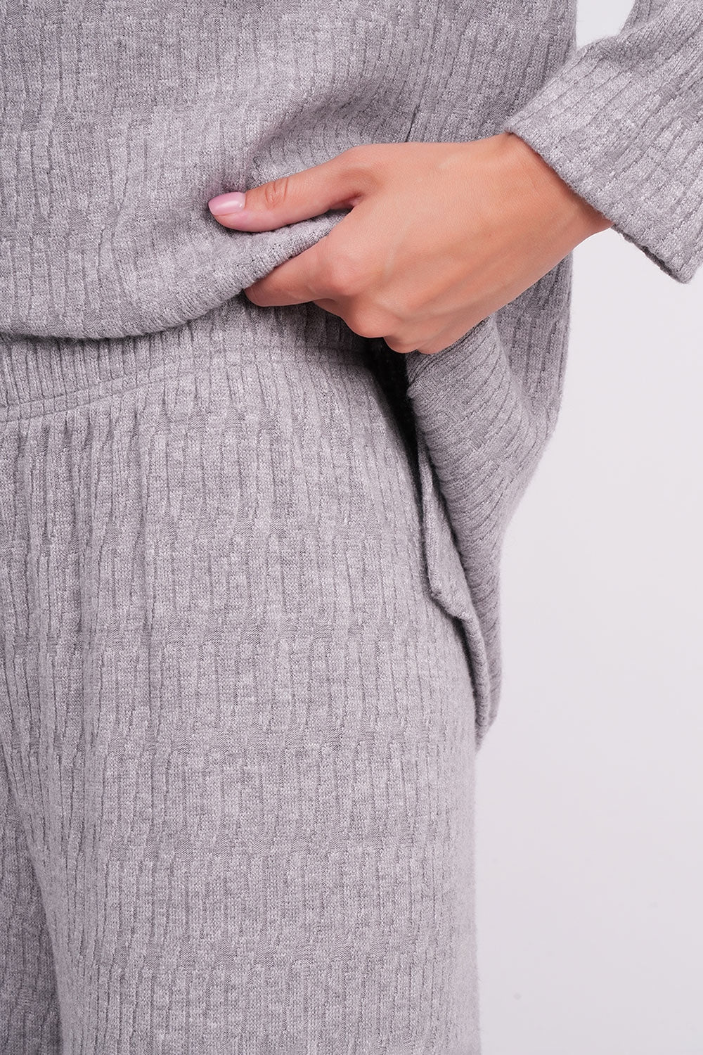 Костюм із ангори UP-00002999 ash grey melange Giulia
