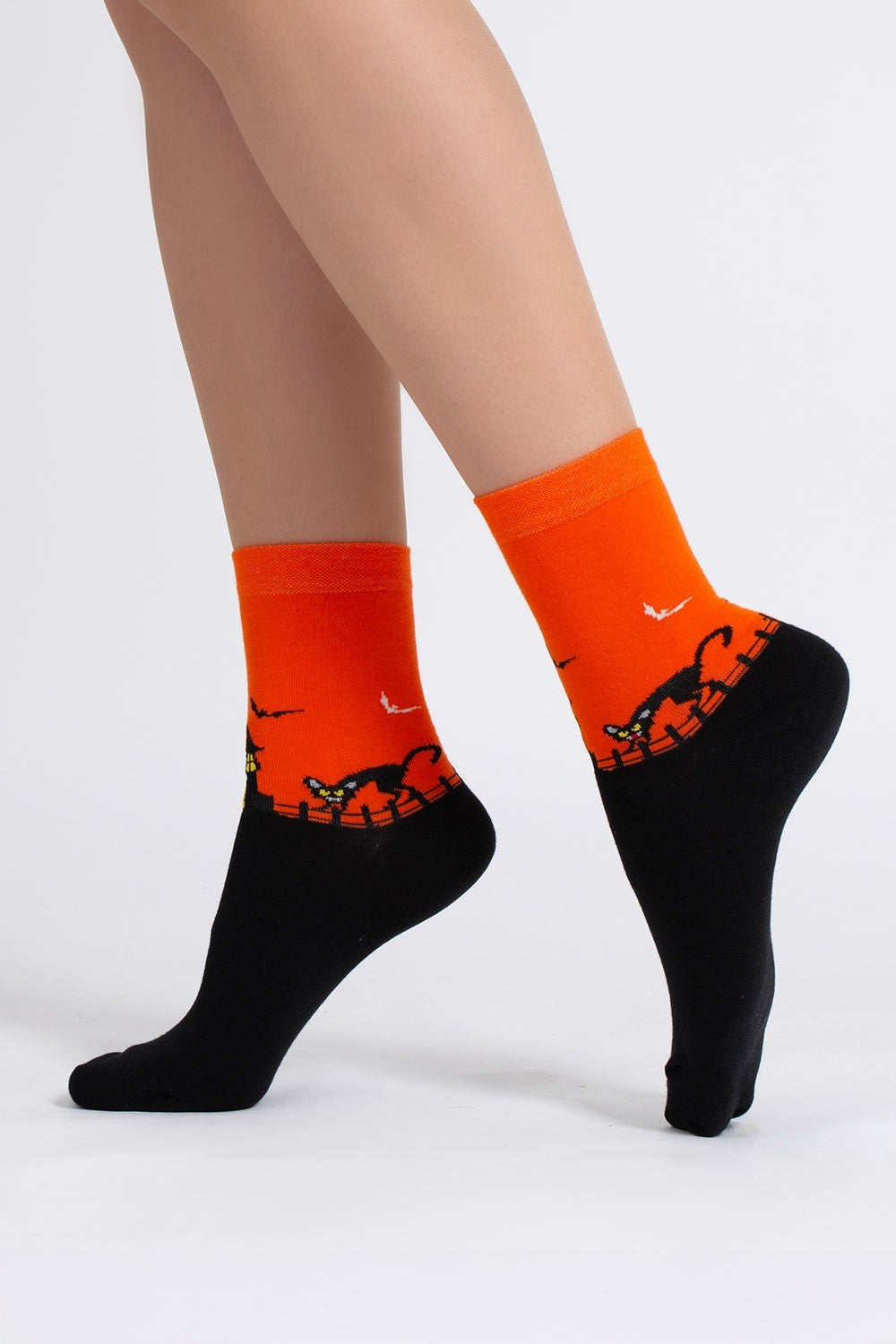 Хлопковые носки с принтом WS3 Halloween 2502 UP-00003115