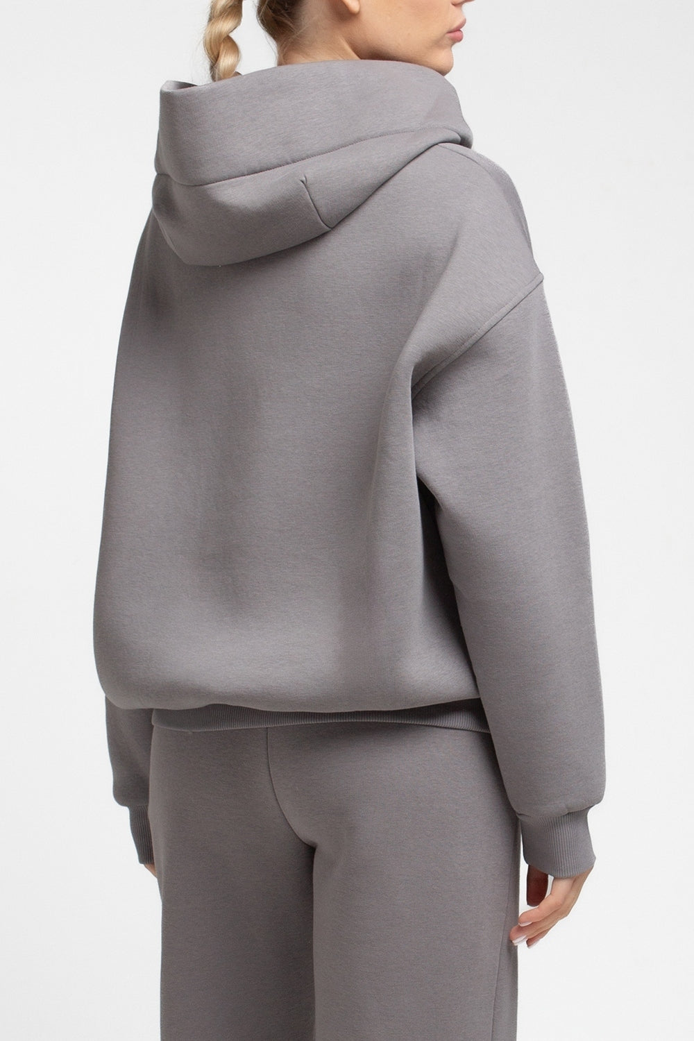 Бавовняний костюм з начісом UP-00003153 steel grey Giulia спина