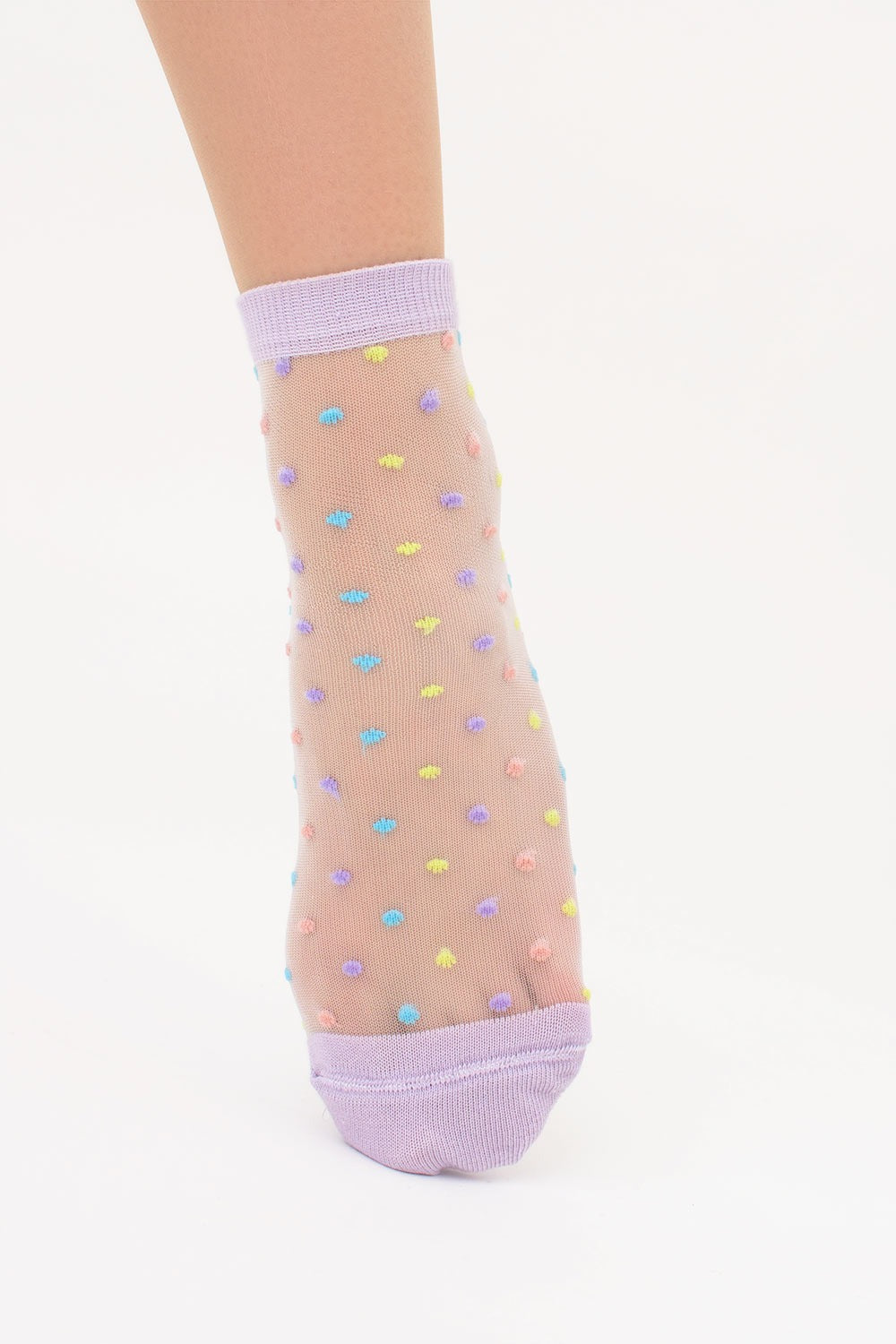 Прозрачные носки в горошек WS2 CRISTAL 075 UP-00002892