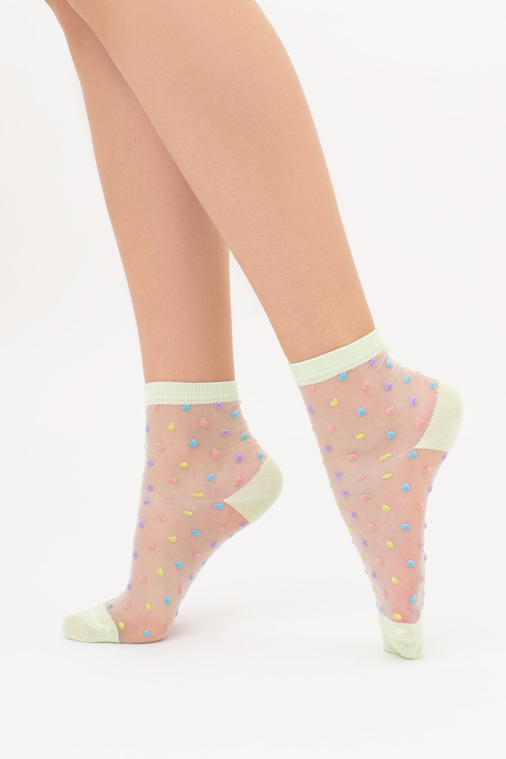 Прозорі шкарпетки у горошок WS2 CRISTAL 075 UP-00002892