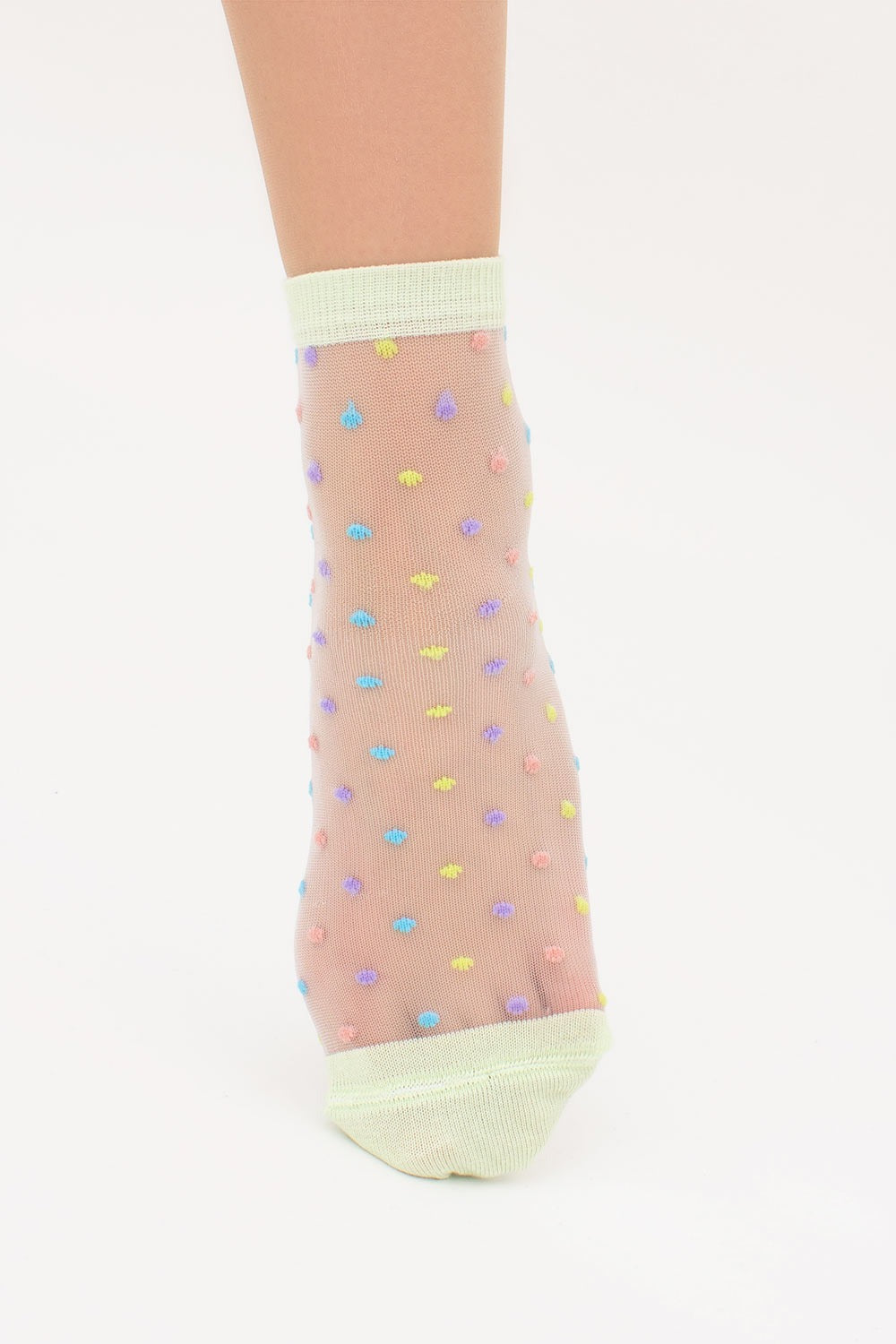 Прозрачные носки в горошек WS2 CRISTAL 075 UP-00002892