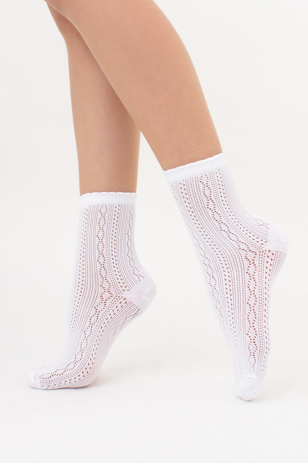 Высокие ажурные носки WS3 AIR 002 UP-00002856