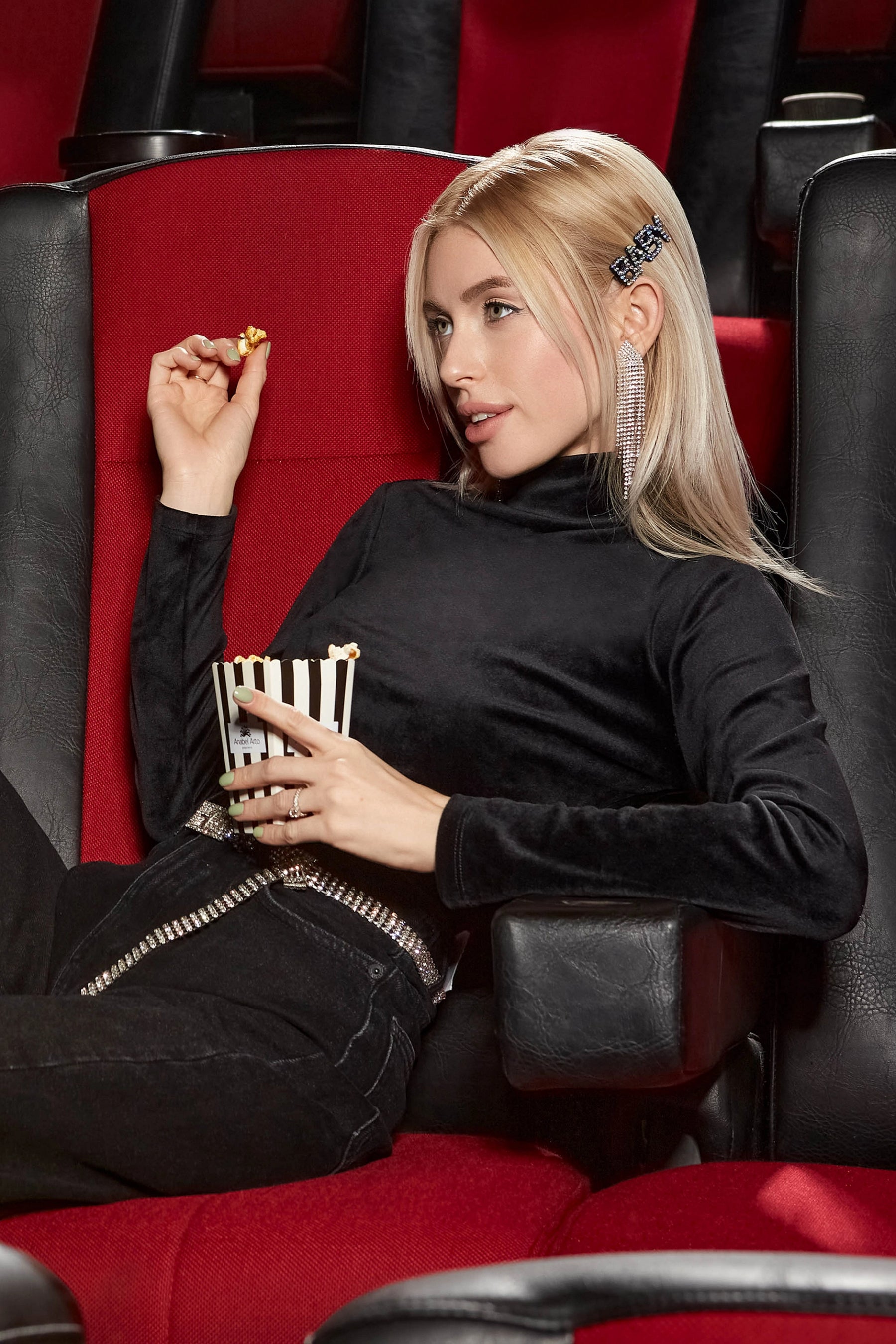 Велюровая водолазка 6291-6 01 black