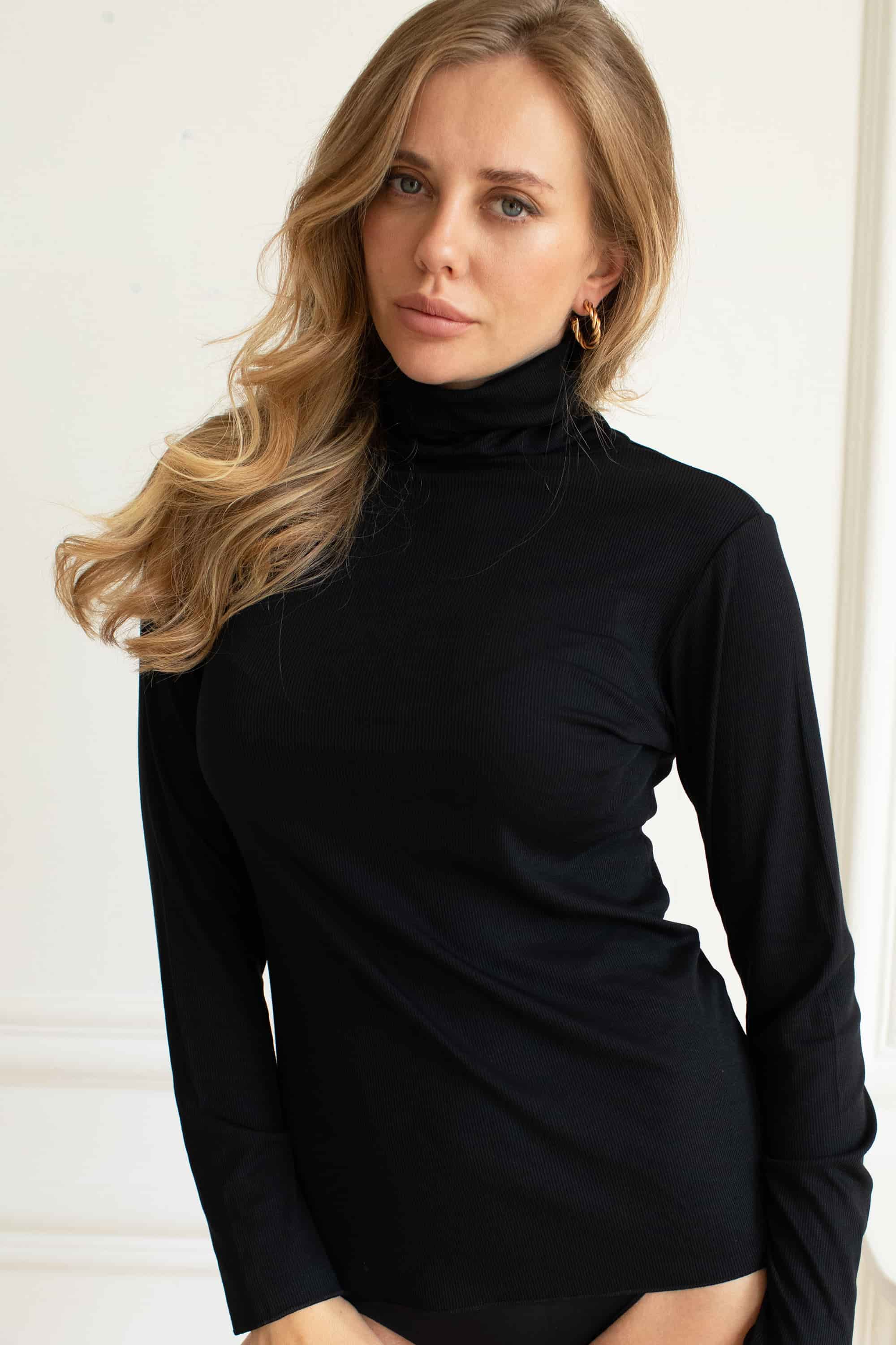 Гольф из модала 3689 Barre black