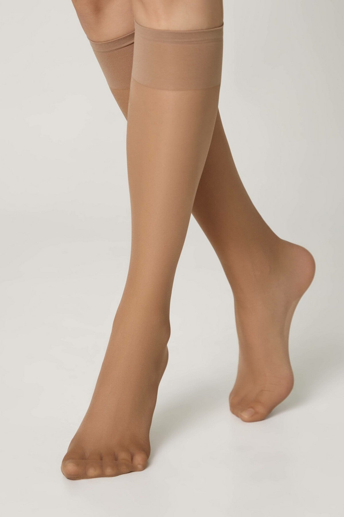 Напівматові гольфи Elegant Classic 40d (2 пари) Conte натуральний