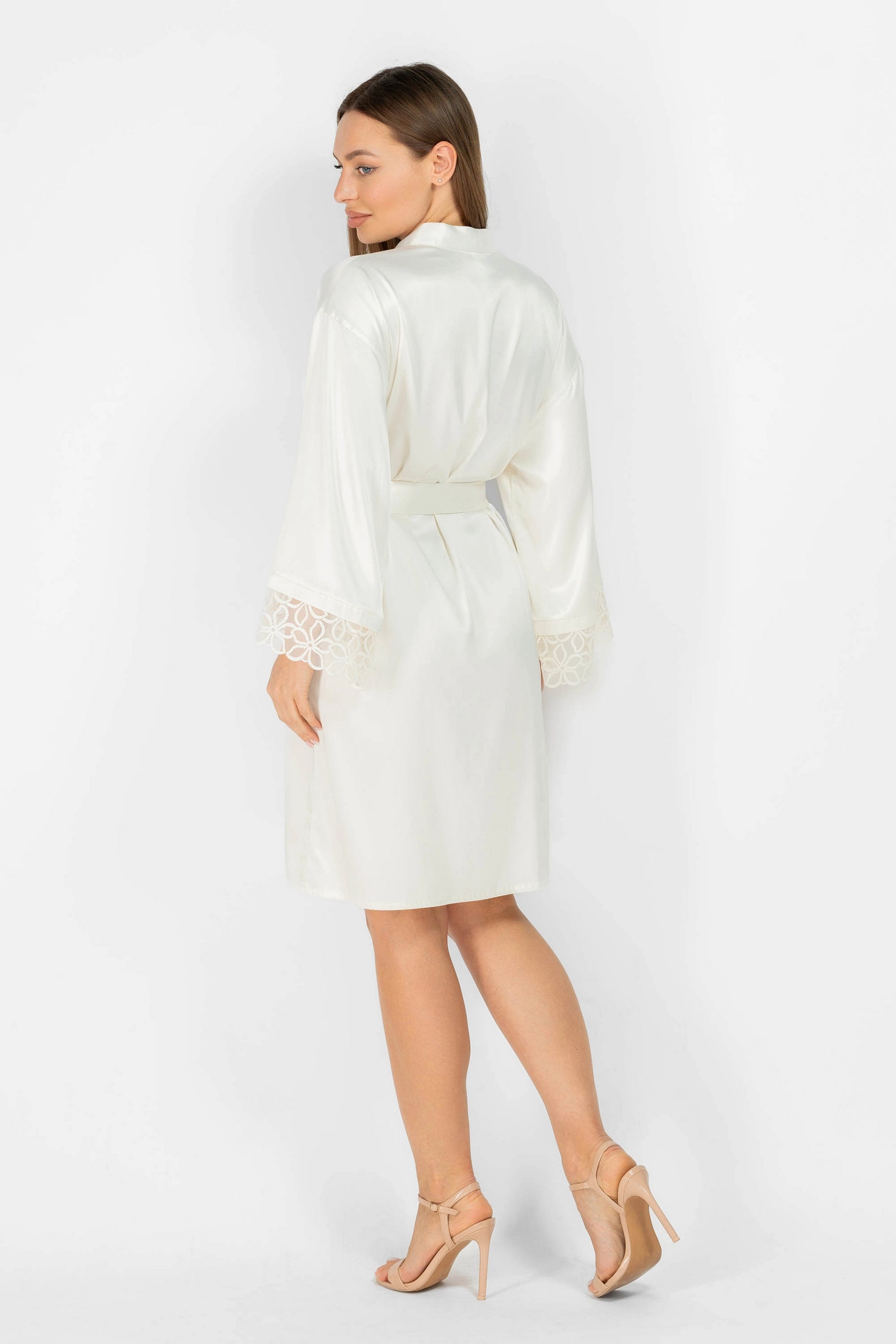 Халат с вышивкой 8181-6715 03 champagne