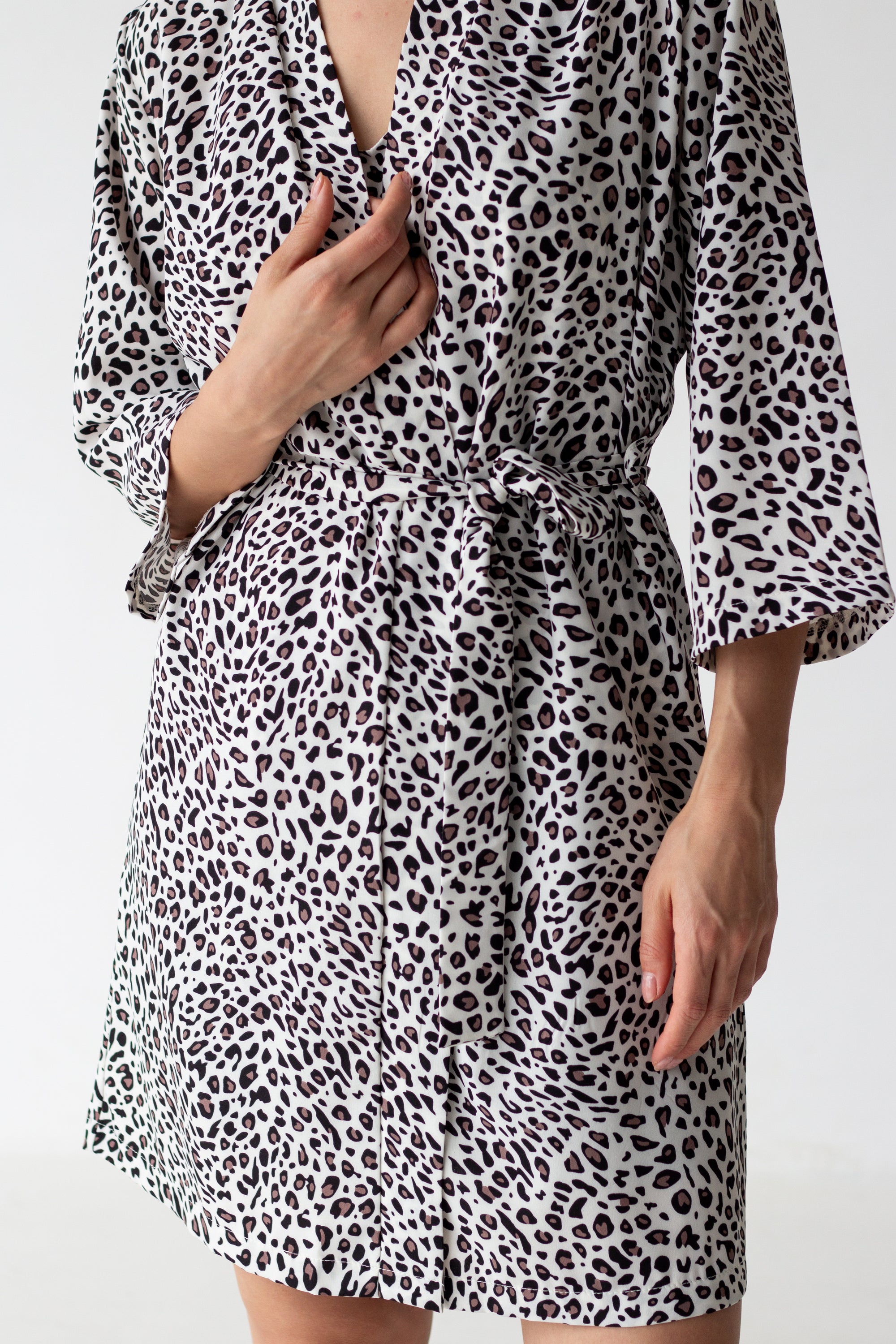 Халат из штапеля 0099 leopard