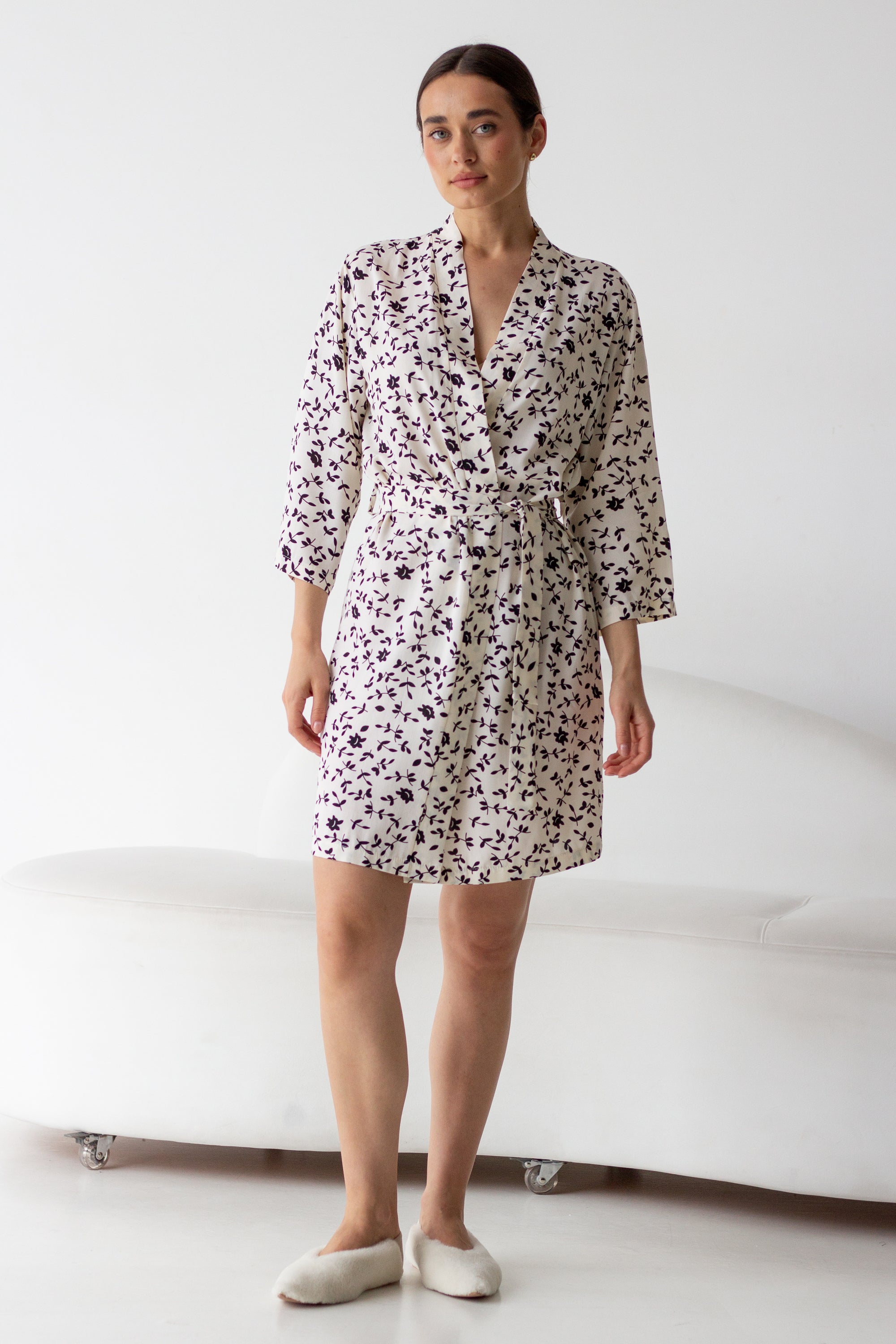 Халат из штапеля 0099 milk