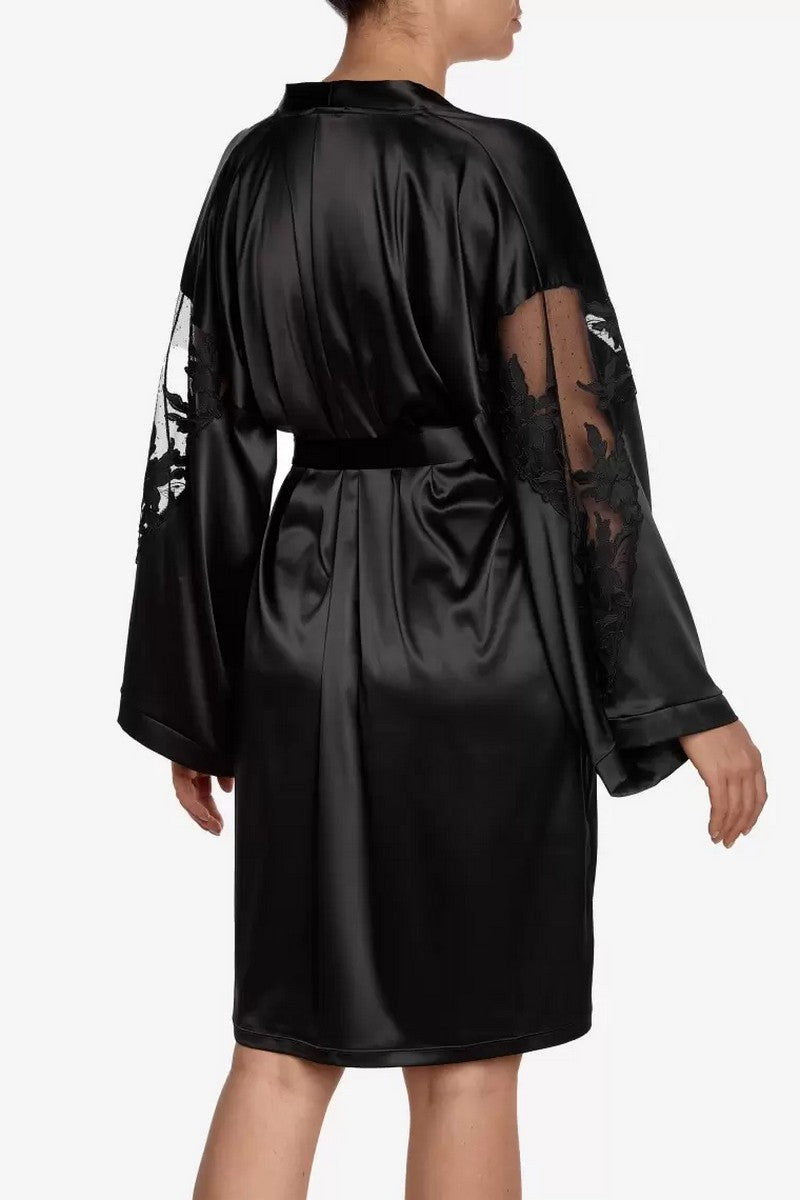 Атласный халат с аппликациями Астраліс КМН2