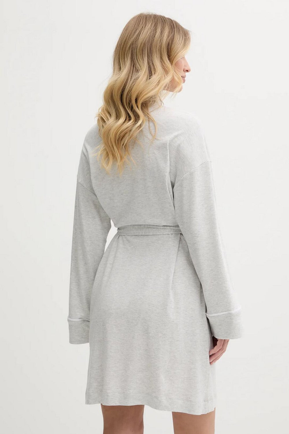 Трикотажный халат YI10046 grey