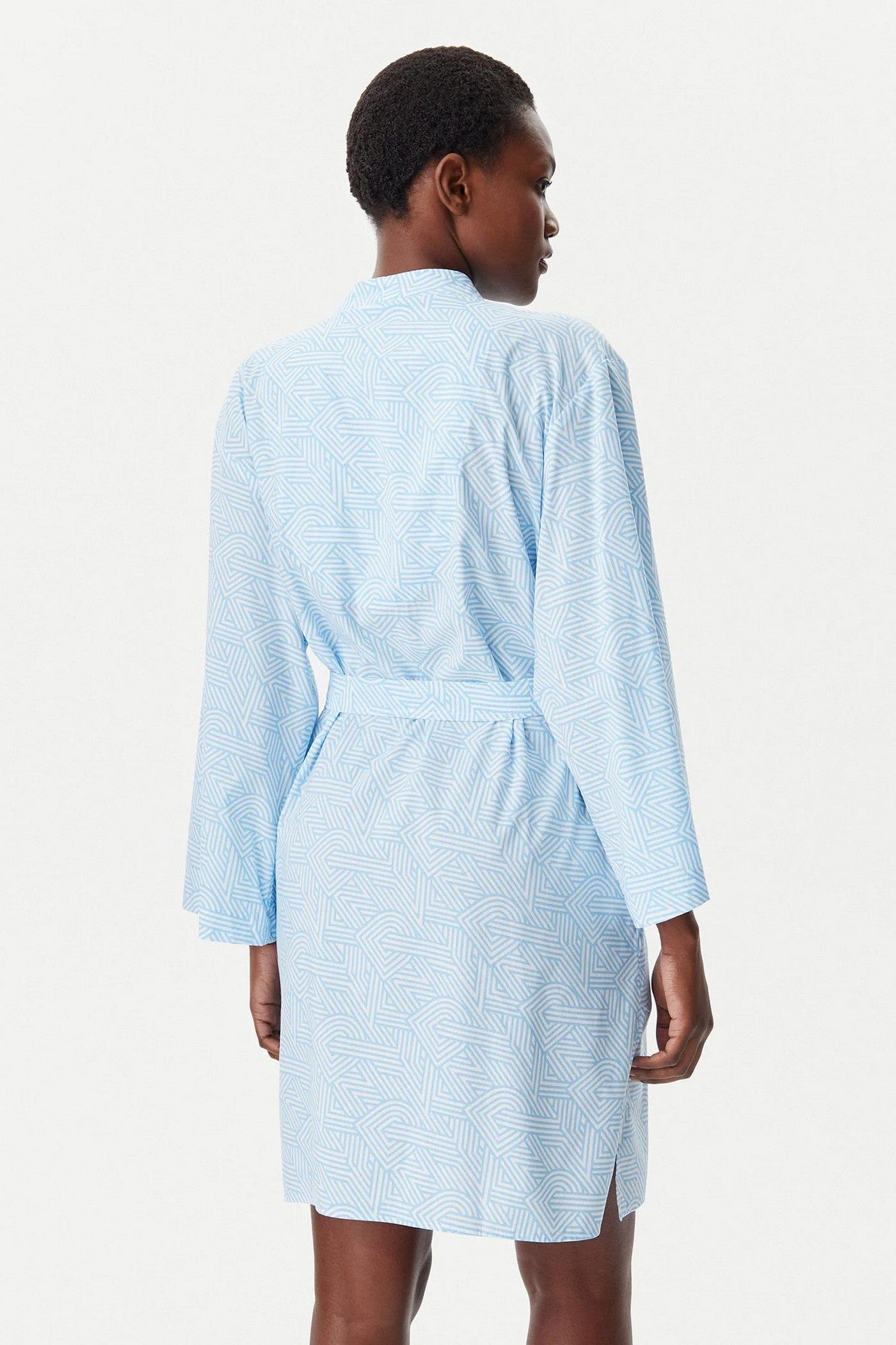 Трикотажный халат YI20046 467 aqua