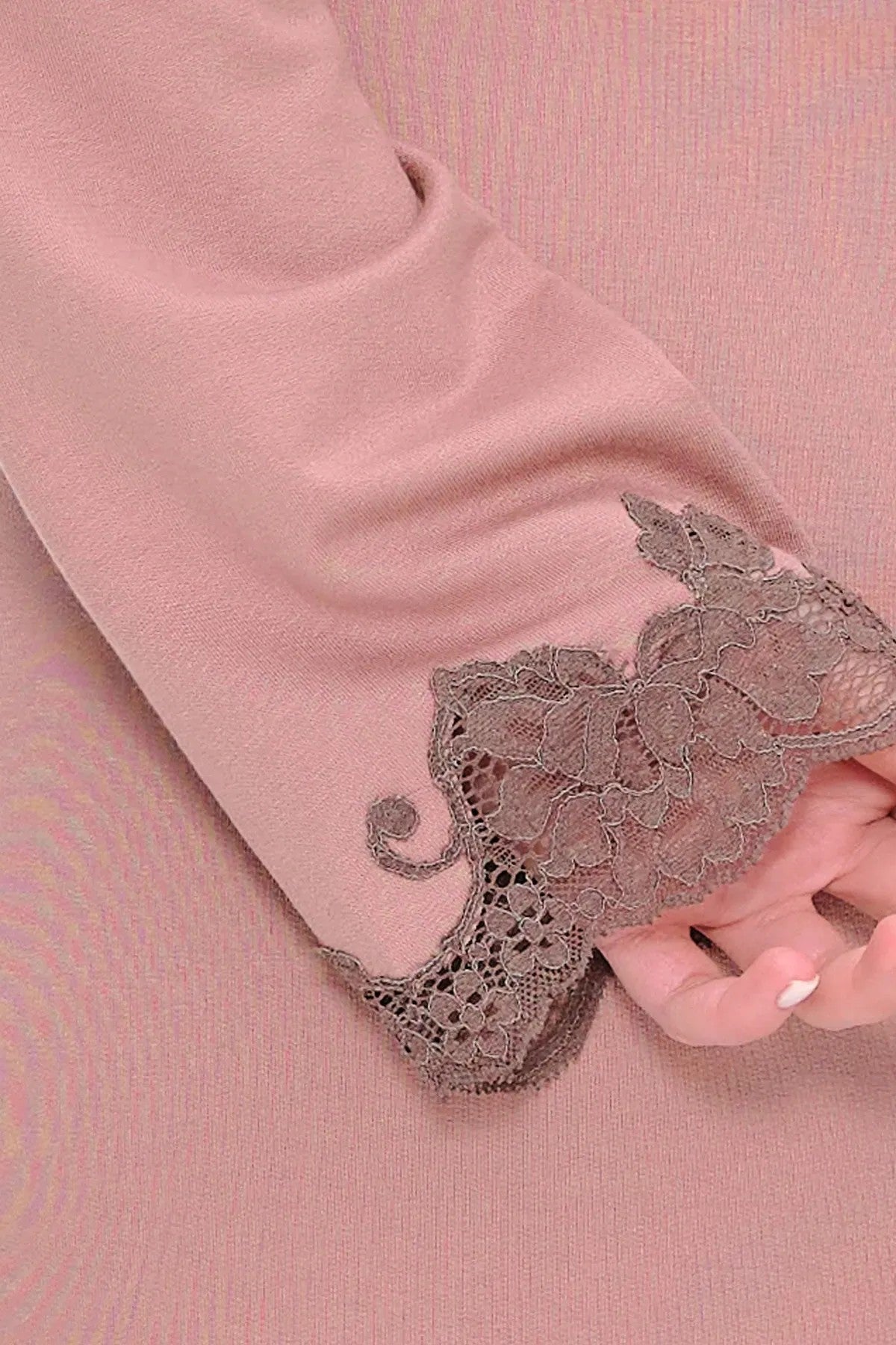 Халат из вискозы 03319 powder