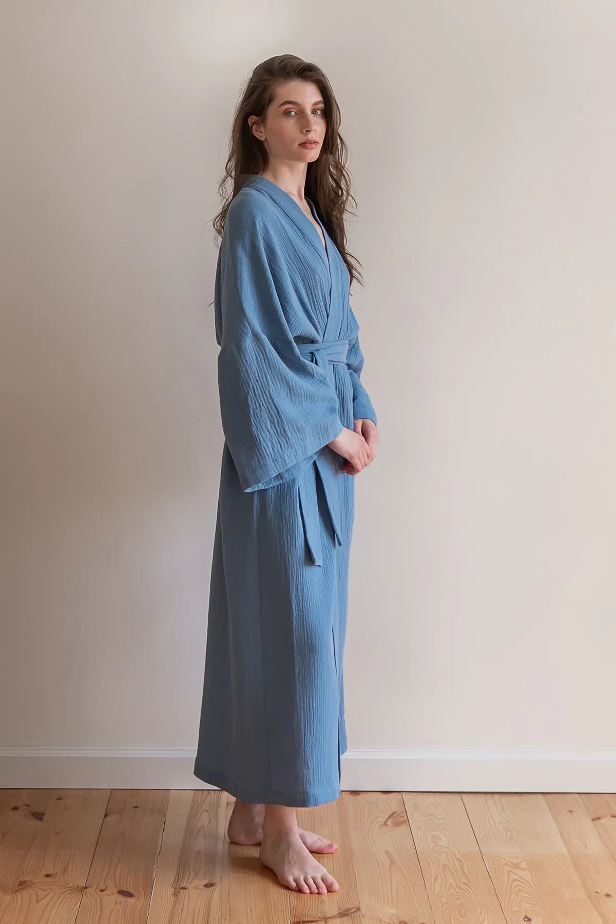 Халат из муслина Butterfly ML0035-06-04