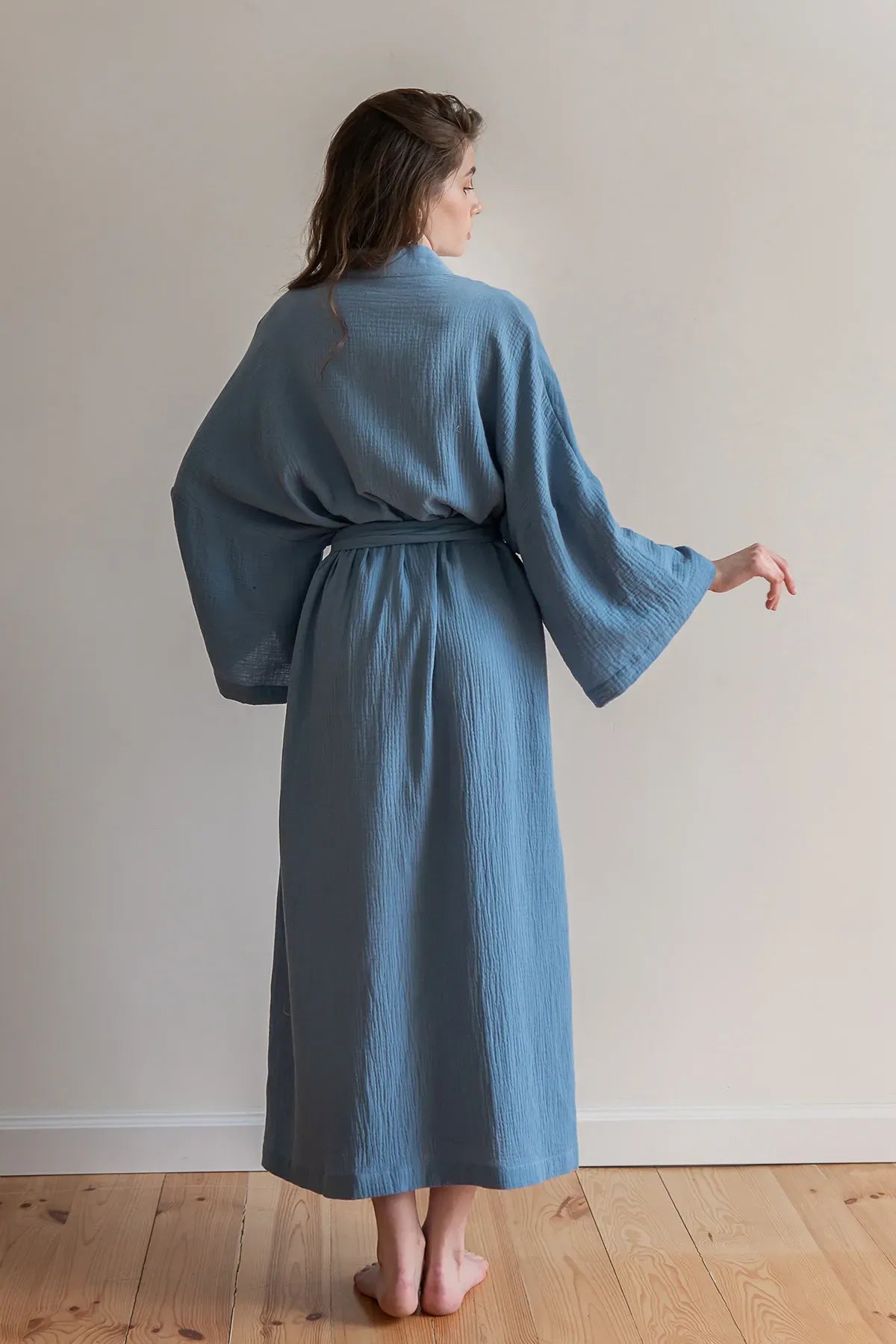 Халат из муслина Butterfly ML0035-06-04