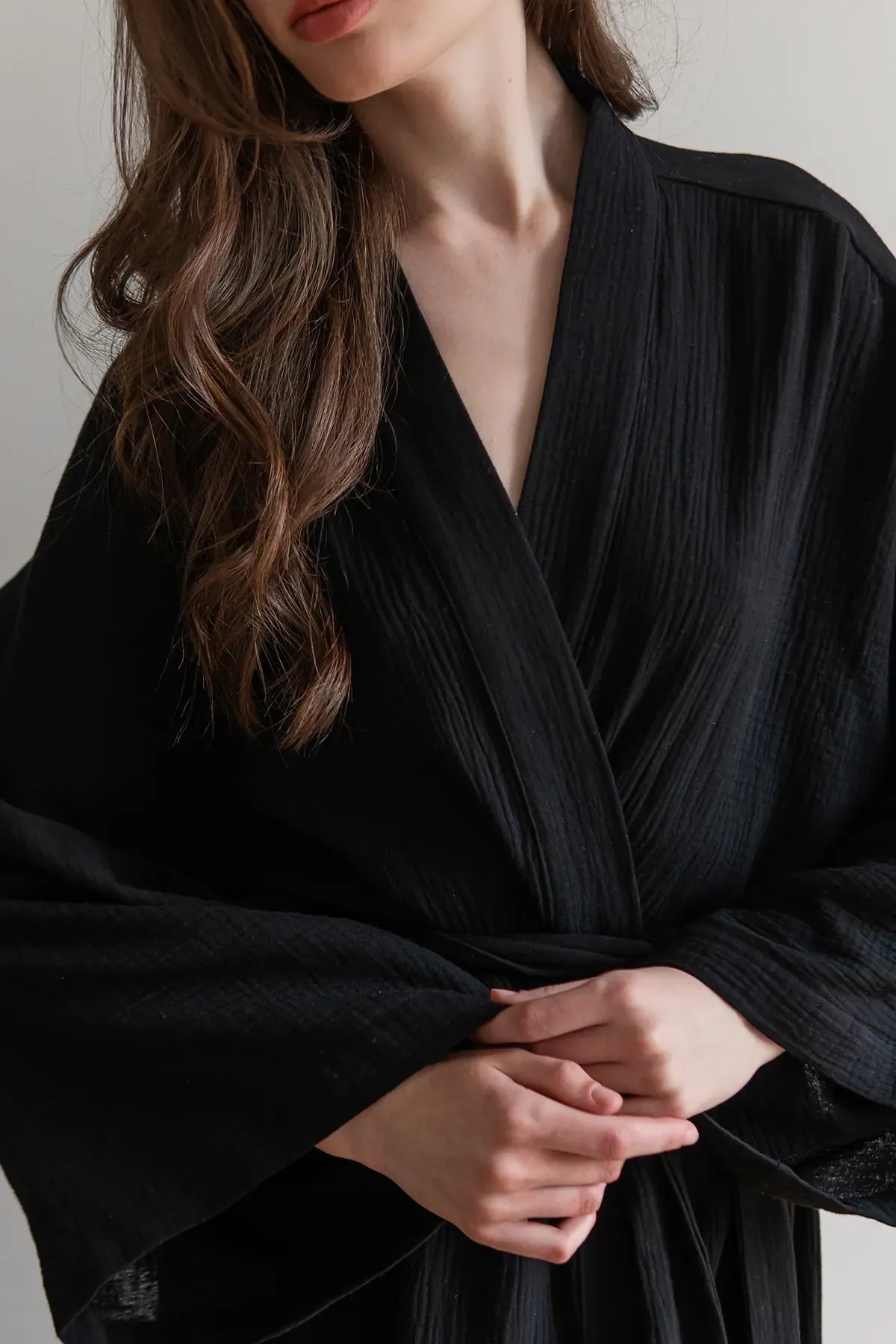 Халат из муслина Darkness ML0035-16-04