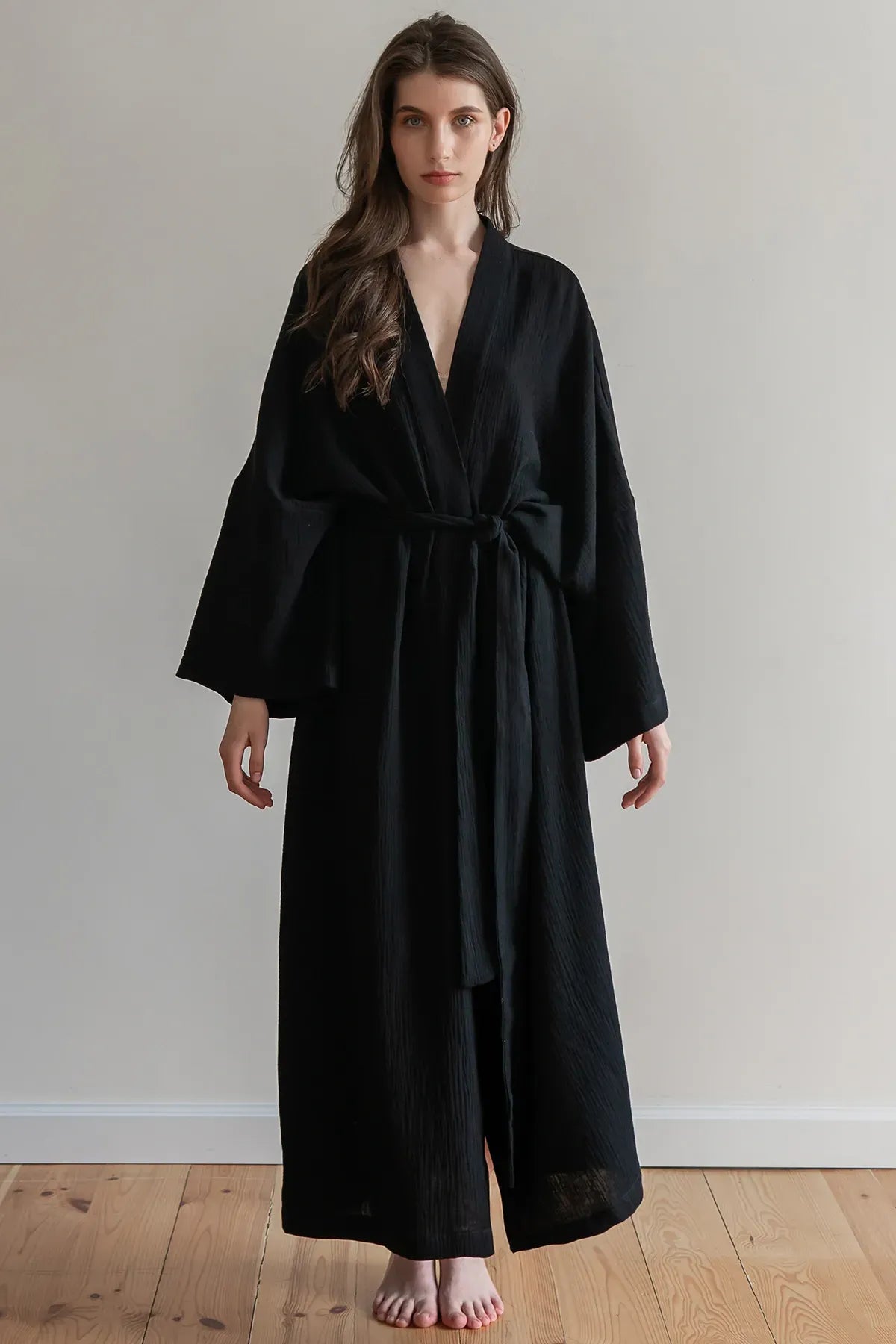 Халат из муслина Darkness ML0035-16-04