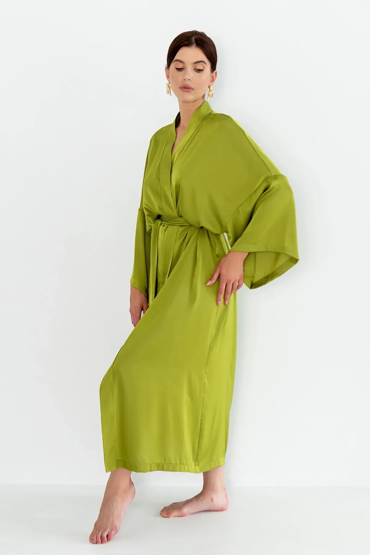 Шелковый халат-кимоно Mustang SH0035-21-04