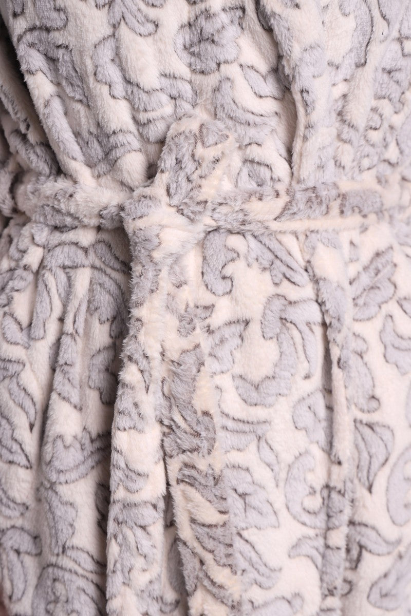 Халат из велсофта с принтом 25152