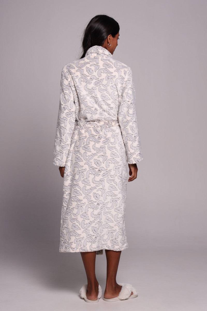 Халат из велсофта с принтом 25152