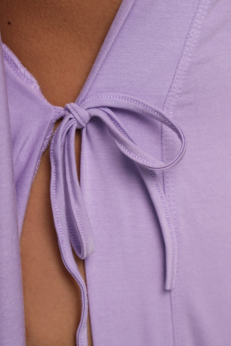 Халат из микромодала 25160 lavender