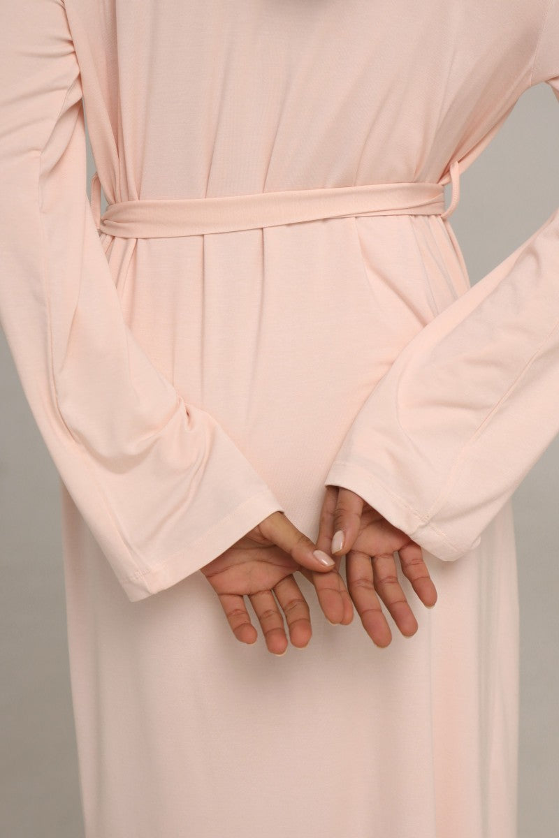 Халат из микромодала 25162 cream